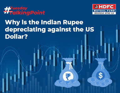 Why is the Indian Rupee depreciating against the US Dollar?