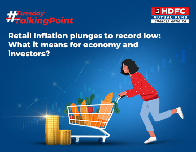 Retail Inflation plunges to record low: What it means for economy and investors?  Icon