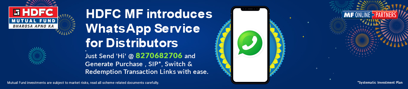 WhatsApp Service for HDFC MF Distributors